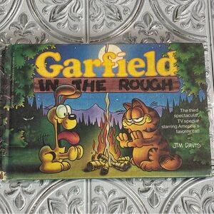 Vintage Garfield in the Rough Hardcover Book 1984 Weekly Reader Jim Davis Comic